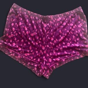 Stars Above Pink and Purple Patterned Sleep Shorts